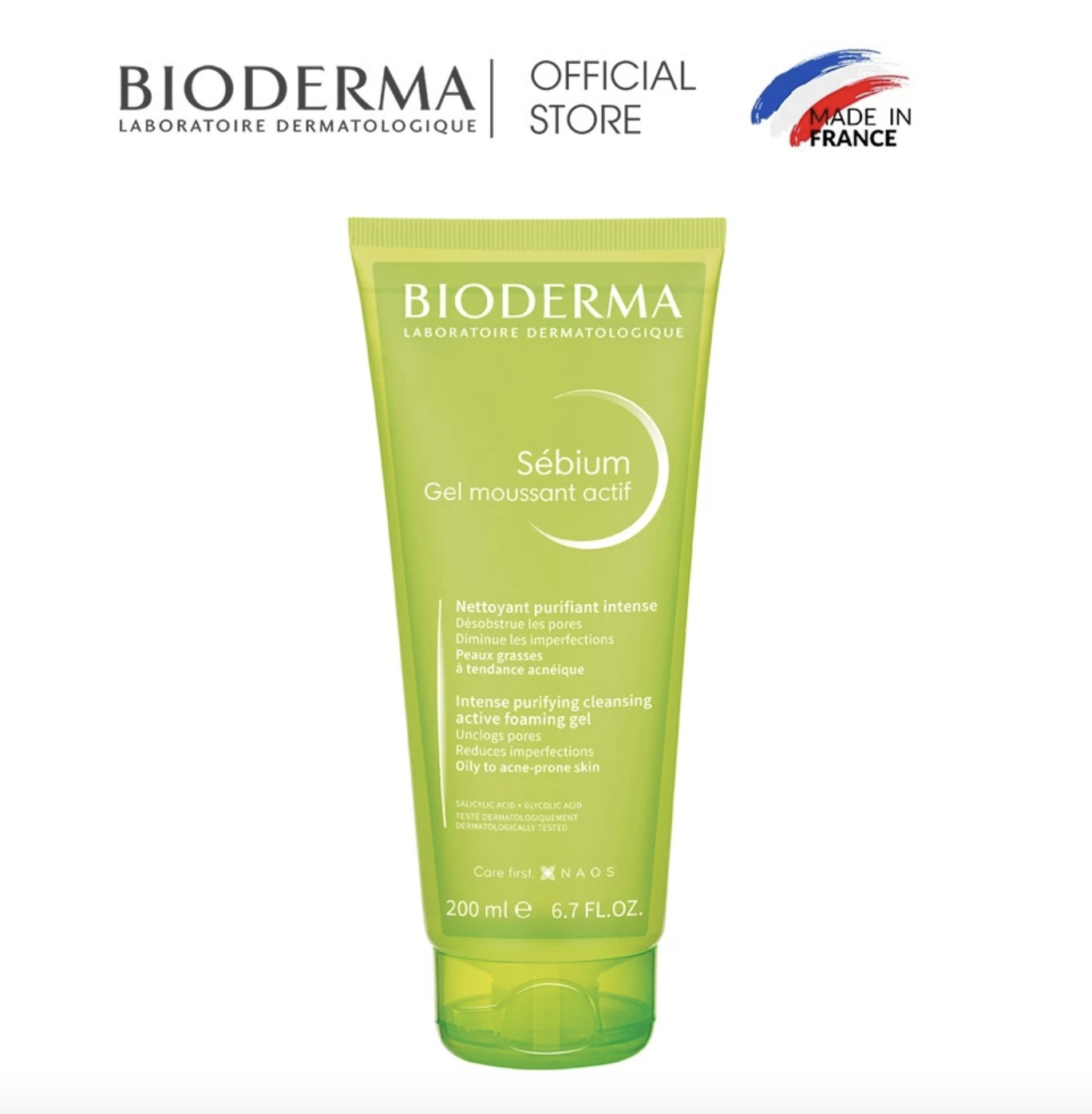 sữa rửa mặt Sébium Gel Moussant Actif