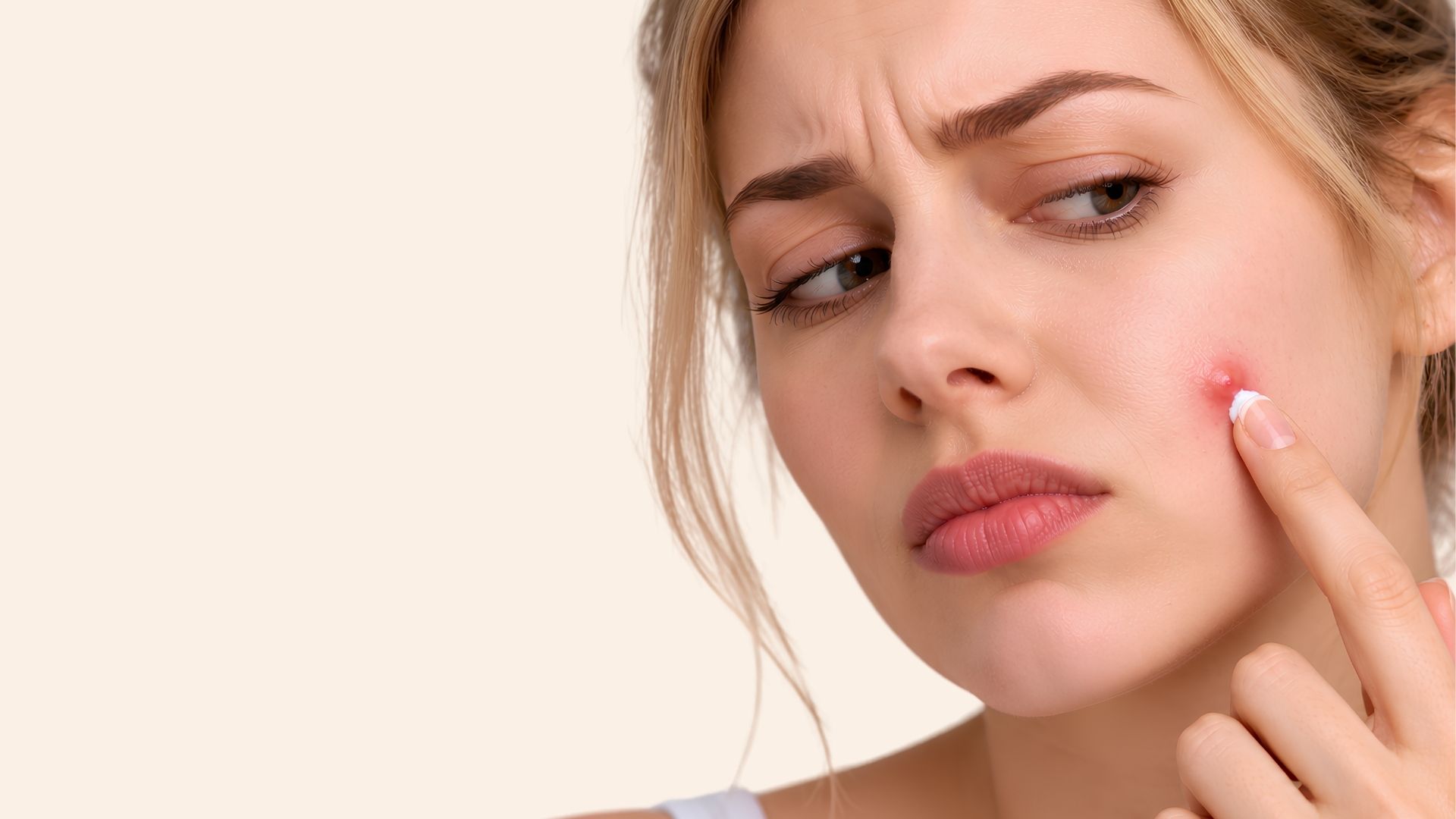 Sử dụng kem đánh răng trực tiếp trên vùng da bị mụn có thể gây đỏ, rát, châm chích, khô hoặc bong tróc