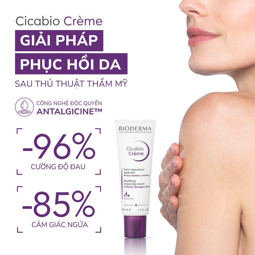 Kem dưỡng phục hồi da Bioderma Cicabio Crème