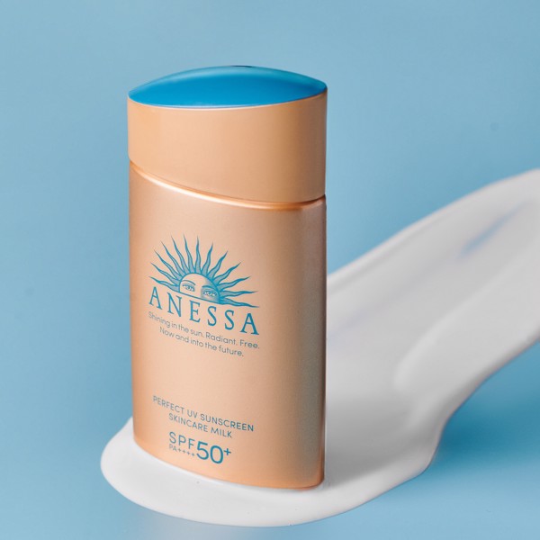 Kem chống nắng cho da hỗn hợp thiên dầu  Anessa Perfect UV Sunscreen Skincare Milk