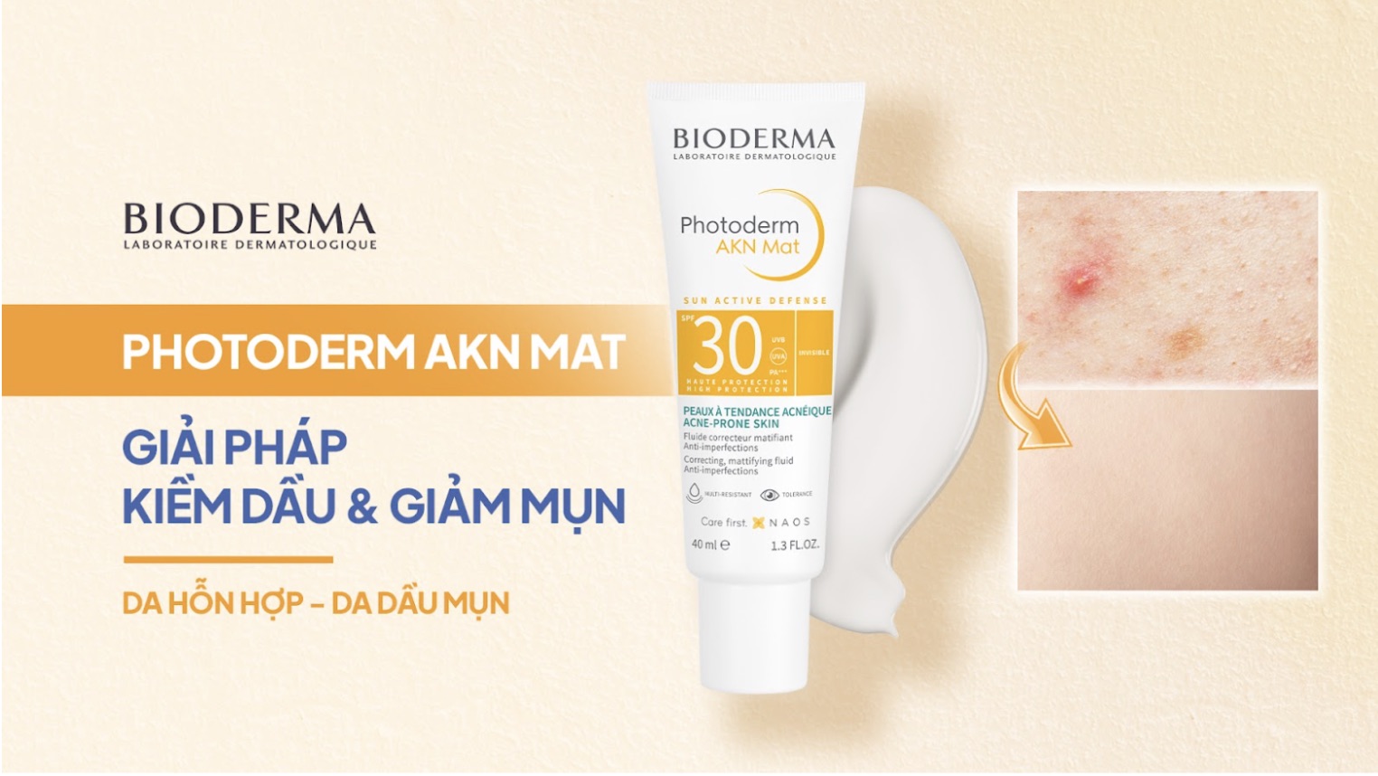 Bioderma Photoderm AKN Mat SPF 30