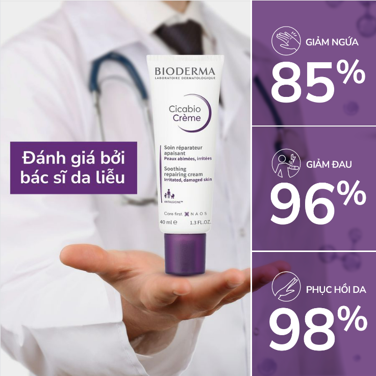 Kem dưỡng Bioderma Cicabio Crème