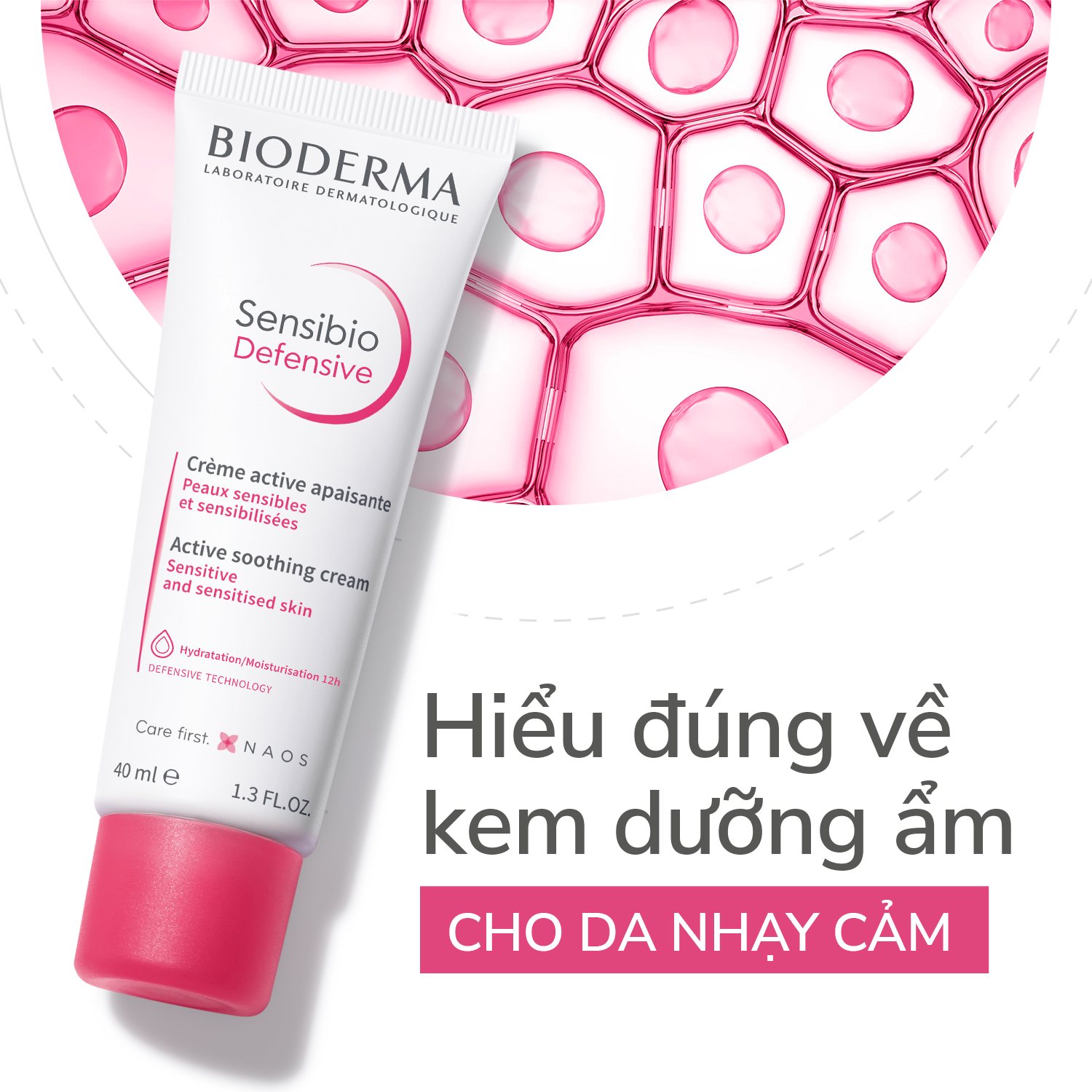 Kem dưỡng ẩm cho da nhạy cảm Sensibio Defensive