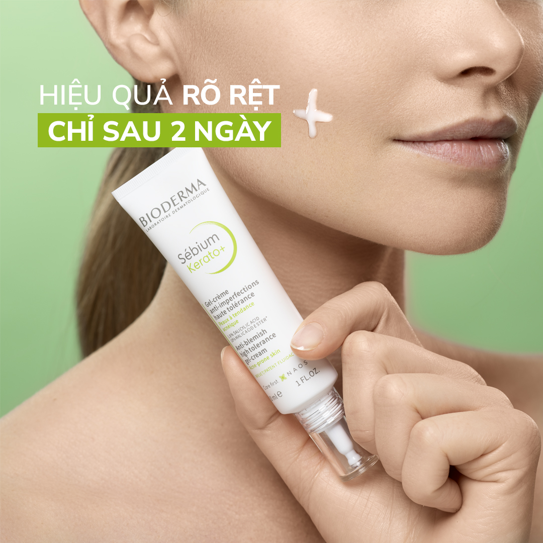 Kem hỗ trợ giảm mụn Sébium Kerato+