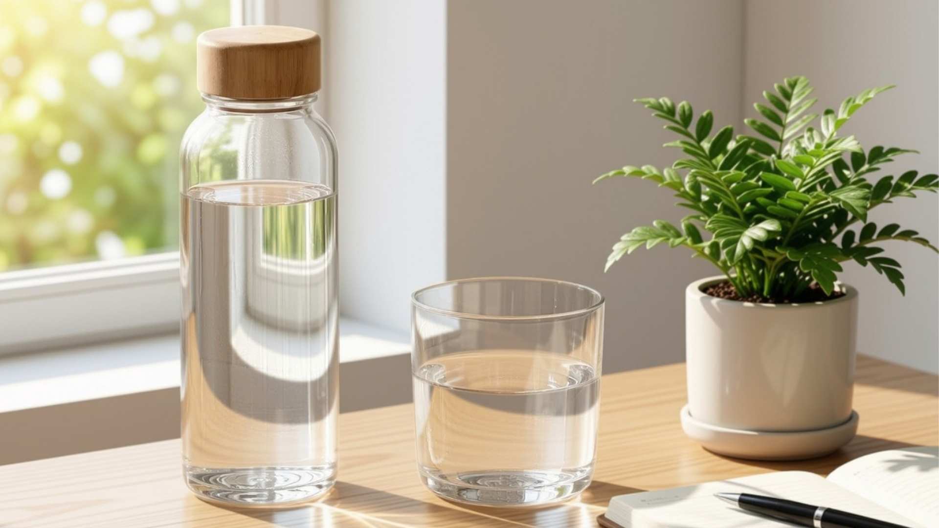Uống nước đều đặn và phù hợp với nhu cầu giúp duy trì lượng nước cần thiết cho cơ thể