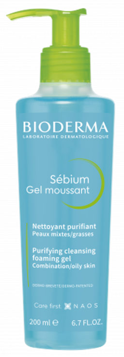 sebium-gel-moussant-sua-rua-mat-cho da-dau-mun