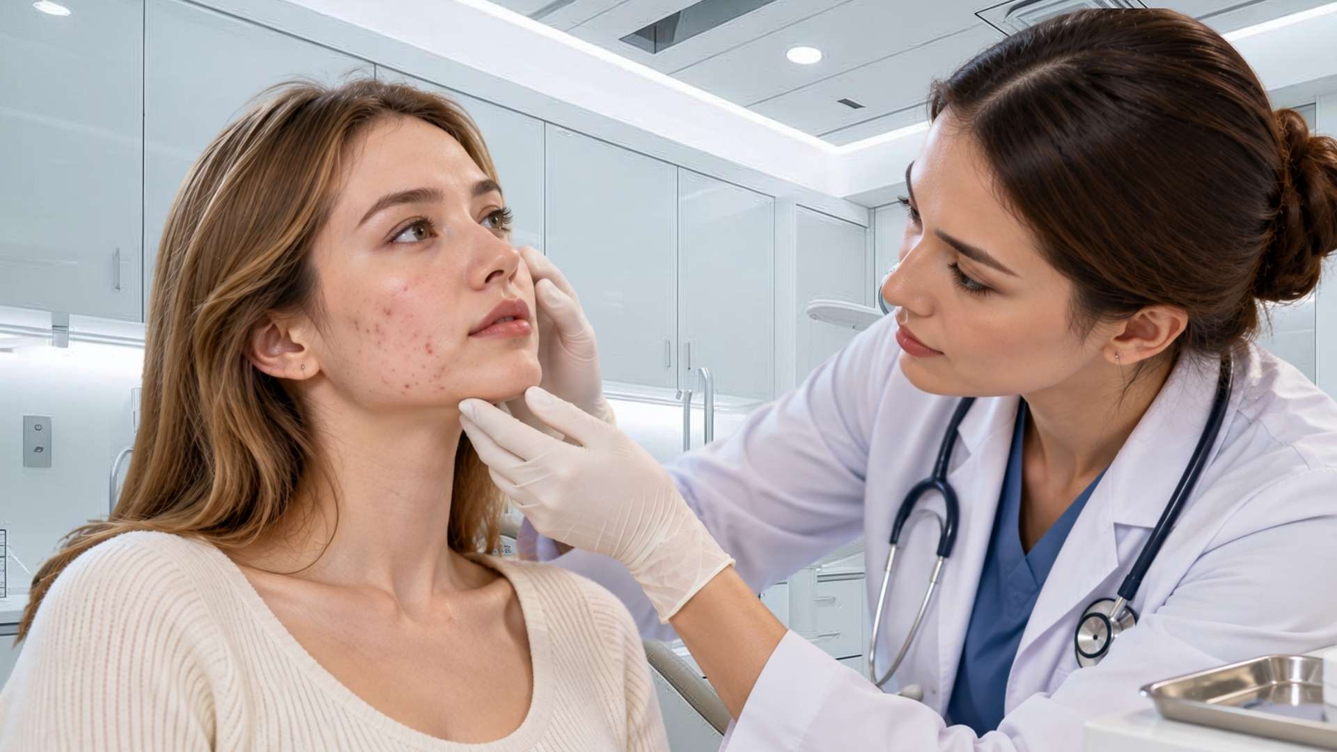 Với tình trạng mụn kéo dài hoặc viêm nhiều, nên lựa chọn phương pháp điều trị phù hợp theo hướng dẫn của bác sĩ da liễu