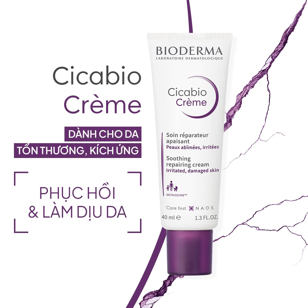 Kem dưỡng phục hồi da Cicabio Crème