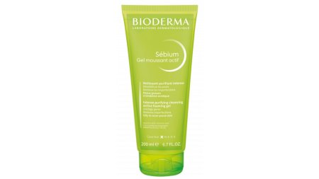 Bioderma Sébium Gel Moussant Actif phù hợp với da dầu mụn, lỗ chân lông to 