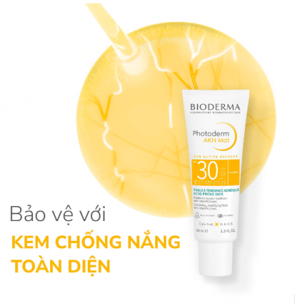 Kem chống nắng Bioderma Photoderm AKN MAT SPF 30