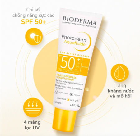 Photoderm Aquafluide Sun Active Defense SPF50