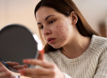 Mụn xuất hiện ở khu vực đặc biệt